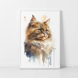 animals watercolour wall art prints picture nursery safari poster kids bedroom decor canvas poster