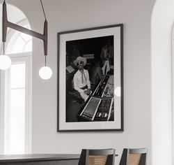 stevie wonder poster, stevie wonder black and white wall art, album cover poster, home decor, photography prints, stevie