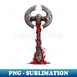 old viking battle axe - signature sublimation png file - perfect for sublimation mastery
