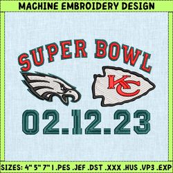 super bowl champion logo embroidery design, nfl kansas city chiefs football logo embroidery design, famous football team embroidery design, football embroidery design, pes, dst, jef, files