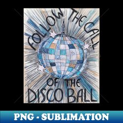 disco ball - png sublimation digital download - capture imagination with every detail