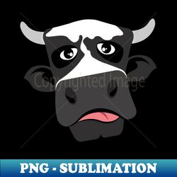 cow face - png transparent sublimation design - stunning sublimation graphics