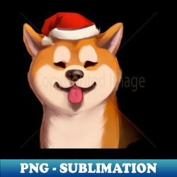 Cute Akita Inu Drawing - Retro Png Sublimation Digital Download - Fashionable And Fearless