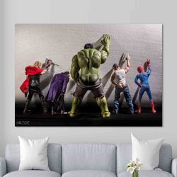 marvel poster, super hero wall decor, kids wall art, captain america canvas, modern canvas, marvel avengers art canvas,