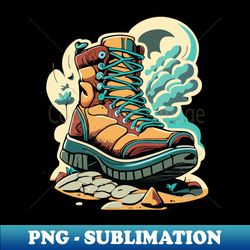 hiking boot - sublimation-ready png file - stunning sublimation graphics