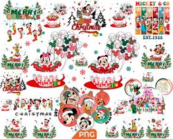 disney mickey christmas png bundle for sublimation