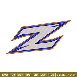 akron zips embroidery design, akron zips embroidery, logo sport, sport embroidery, football embroidery, ncaa embroidery.