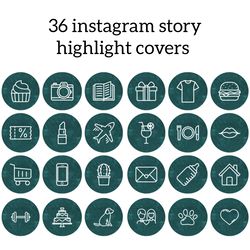 36 green and white instagram highlight icons. beauty instagram highlights images. stylish instagram highlights covers