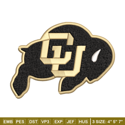 colorado buffaloes embroidery design, colorado buffaloes embroidery, logo sport, sport embroidery, ncaa embroidery.