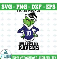 i hate people but i love my ravens, baltimore ravens svg nfl teams, nfl teams svg, nfl svg, football svg, sport bundle g