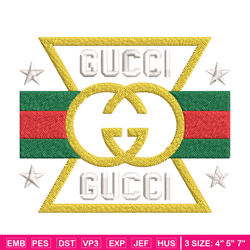 design gucci embroidery design, gucci embroidery, brand embroidery, logo shirt, embroidery file, digital download