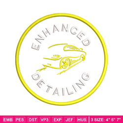 detailing logo embroidery design, detailing logo embroidery, logo design, embroidery file, logo shirt, digital download.