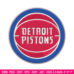 detroit pistons logo embroidery, nfl embroidery, sport embroidery, logo embroidery, nfl embroidery design