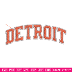 detroit tigers logo embroidery design, logo sport embroidery, baseball embroidery, logo shirt, mlb embroidery. (11)