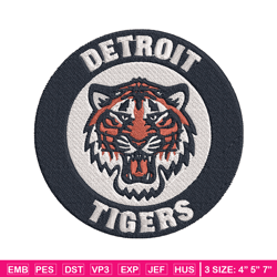 detroit tigers logo embroidery design, logo sport embroidery, baseball embroidery, logo shirt, mlb embroidery. (14)