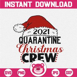 2021 quarantine christmas crew svg, christmas svg, santa hat svg, christmas 2021svg, group christmas png svg, family chr