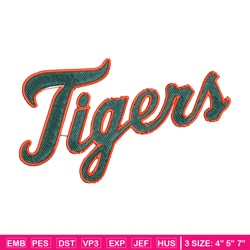detroit tigers logo embroidery design, logo sport embroidery, baseball embroidery, logo shirt, mlb embroidery. (20)