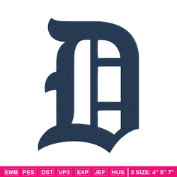 detroit tigers logo embroidery design, logo sport embroidery, baseball embroidery, logo shirt, mlb embroidery. (8)