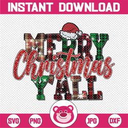 merry christmas y'all leopard buffalo plaid png, christmas sublimation designs downloads, sublimation graphics png, prin