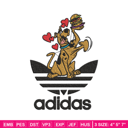 dog love adidas embroidery design, adidas embroidery, embroidery file, brand embroidery, logo shirt, digital download