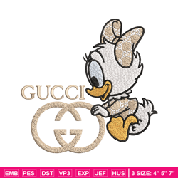 duck baby embroidery design, gucci embroidery, embroidery file, logo shirt, sport embroidery, digital download