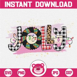 jolly png design, jolly christmas printable design, jolly colorful png for print