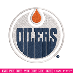 edmonton oilers logo embroidery, nhl embroidery, sport embroidery, logo embroidery, nhl embroidery design