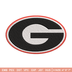 georgia bulldogs embroidery design, georgia bulldogs embroidery, logo sport, sport embroidery, ncaa embroidery.