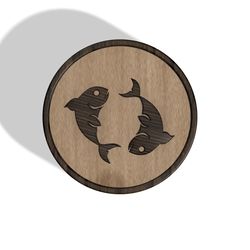 pisces sign stl file