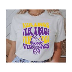 Vikings Basketball SVG PNG, Vikings Mascot svg, Vikings svg,Vikings School Team svg,Vikings Hoop svg,Basketball Hoop svg