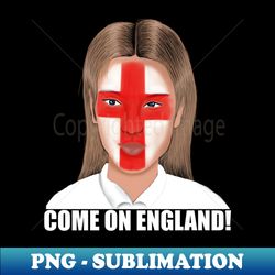 come on england football flag - png transparent digital download file for sublimation - boost your success with this inspirational png download