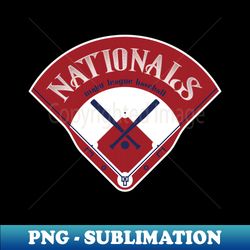 washington baseball - sublimation-ready png file - defying the norms