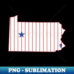 philadelphia baseball - sublimation-ready png file - stunning sublimation graphics