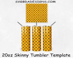 pittsburgh steelers lv pattern tumbler wrap, pittsburgh steelers tumbler wrap, lv pattern football tumbler wrap, nfl