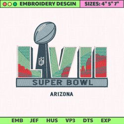 nfl super bowl lvii embroidery design, nfl football logo embroidery design, famous football team embroidery design, football embroidery design, pes, dst, jef, files