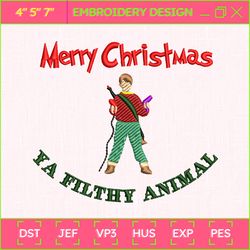merry christmas 2023 embroidery machine design, ya filthy animal embroidery design, christmas movie characters embroidery file