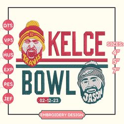 87 kelce vs bowl 62 embroidery design, nfl super bowl lvii football logo embroidery design, famous football team embroidery design, football embroidery design, pes, dst, jef, files