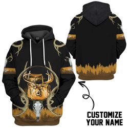 gearhumans  gearhuman 3d deer hunting custom name tshirt hoodie apparel