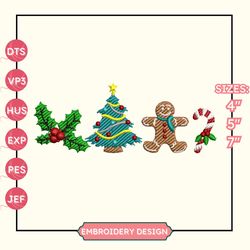 merry christmas 2023 embroidery machine design, funny xmas characters embroidery machine design, cute hand drawn xmas embroidery file