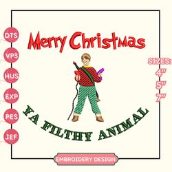 merry christmas 2023 embroidery machine design, ya filthy animal embroidery design, christmas movie characters embroidery file