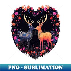 deer valentine day - premium sublimation digital download - stunning sublimation graphics