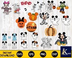 mickey halloween svg, digital download