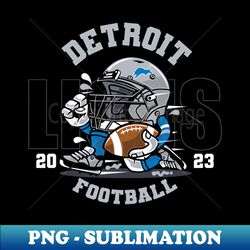 detroit football - sublimation-ready png file - create with confidence