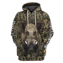 gearhumans 3d boar hunting custom tshirt hoodie apparel