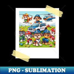 paw patrol photo - professional sublimation digital download - perfect for personalization