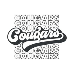 cougars retro svg school spirit cougar pride png cougars team svg cougar baseball svg cougars football cricut echo svg