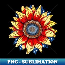 4th of july sunflower 1 - high-quality png sublimation download - perfect for sublimation art