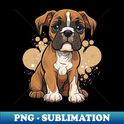 puppy boxer - stylish sublimation digital download - bold & eye-catching