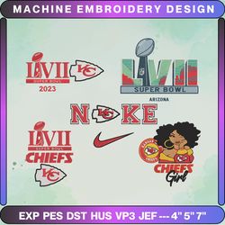 5+ chiefs football logo embroidery bundle, famous football team embroidery bundle, football embroidery bundle, nfl embroidery