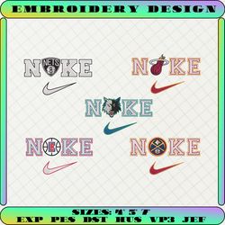 15+ custom logo basketball brand embroidery bundle, famous basketball team embroidery bundle, basketball embroidery bundle, nba embroidery